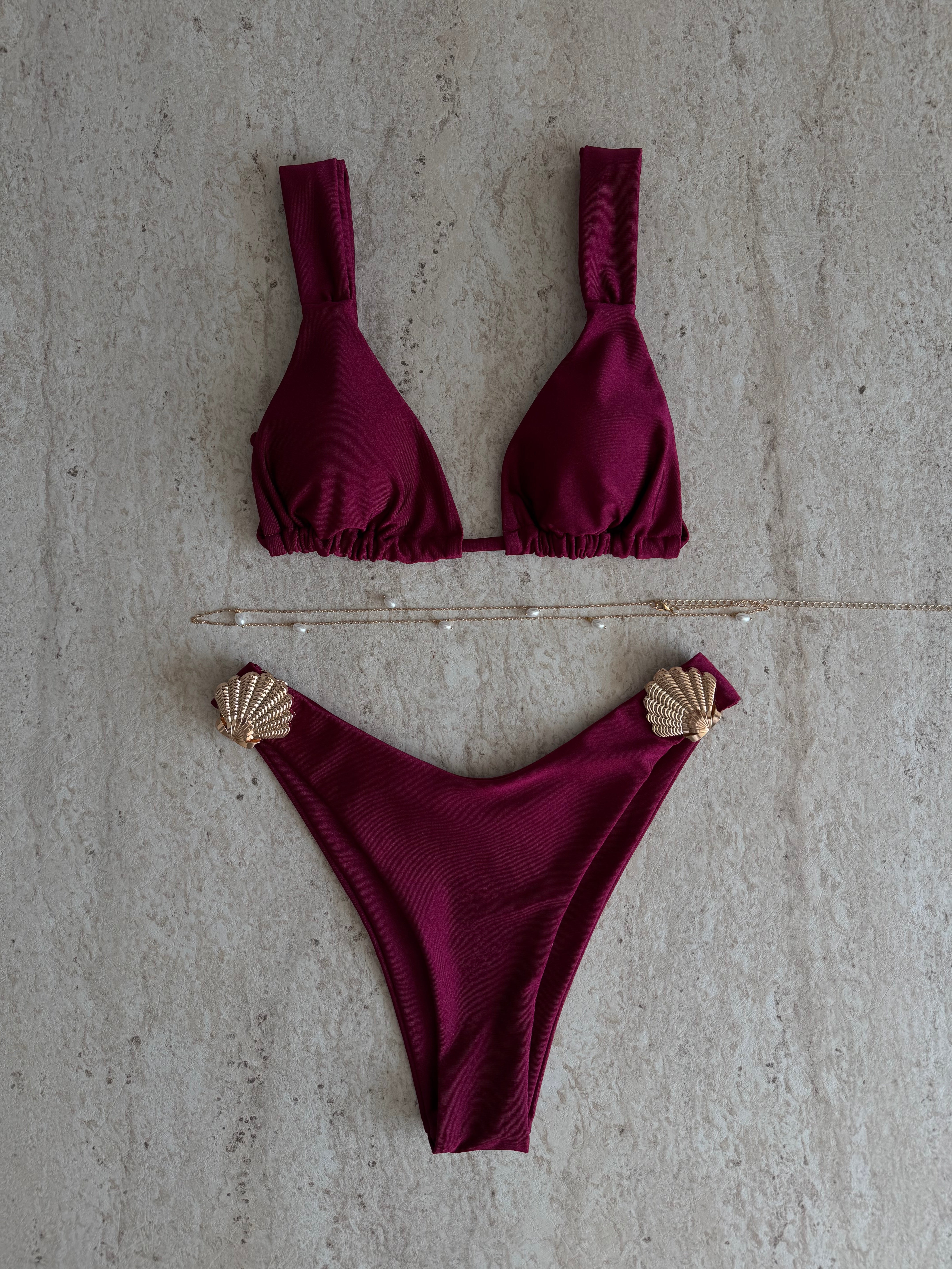 LOST SHELL IN BURGUNDY