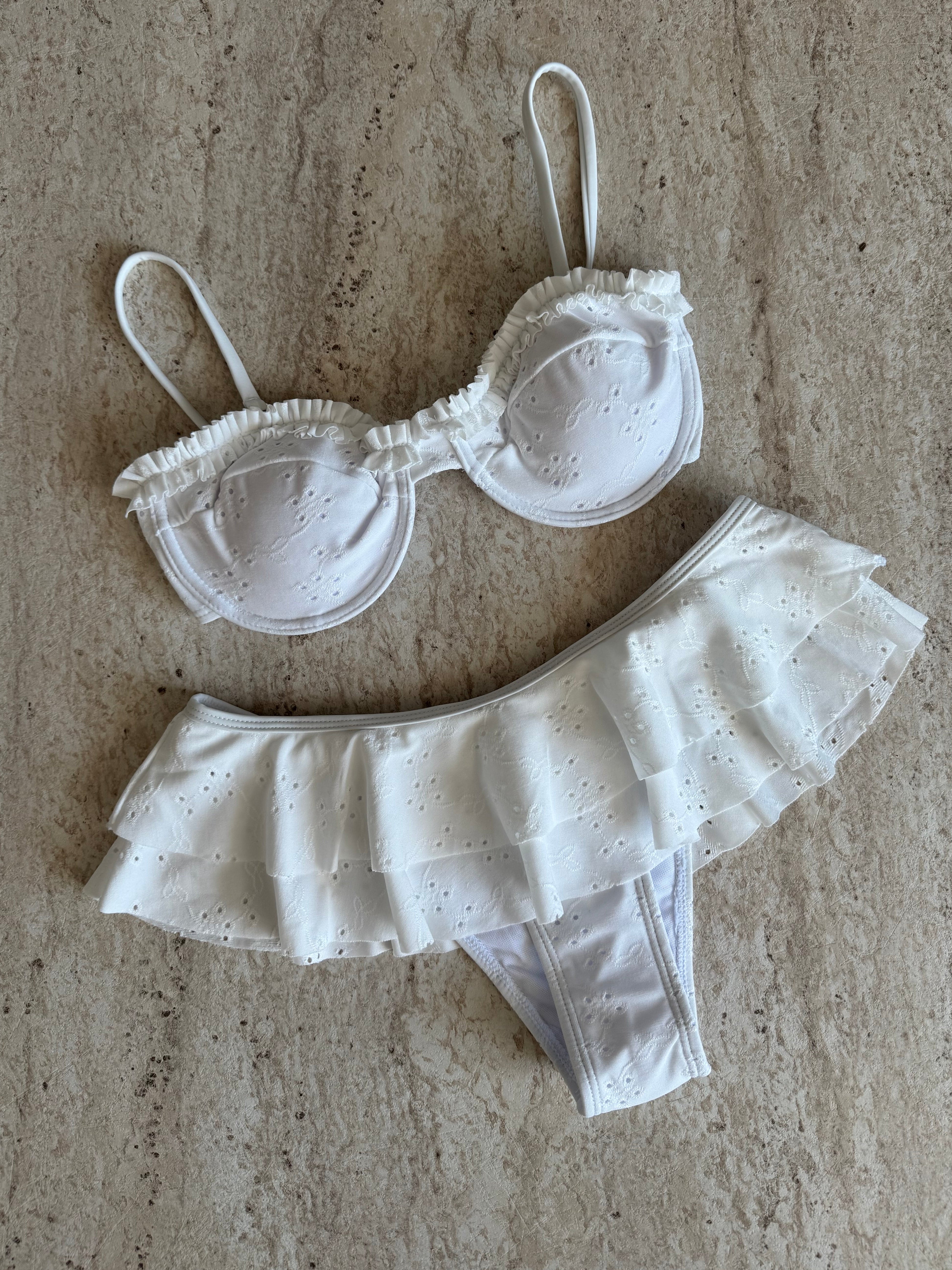 THE RUFFLE WHITE ‘KINI