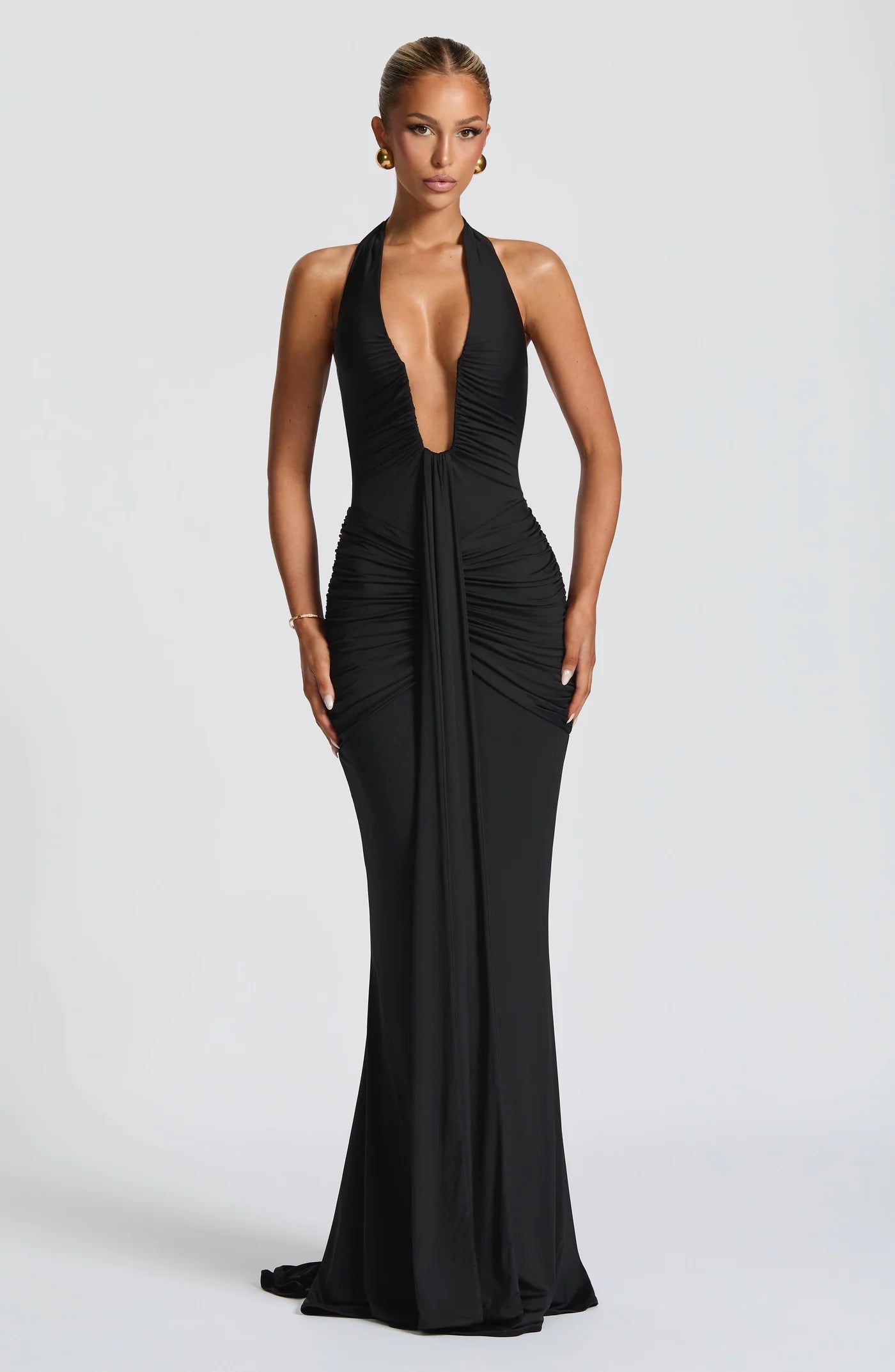 BORDEAUX MAXI DRESS