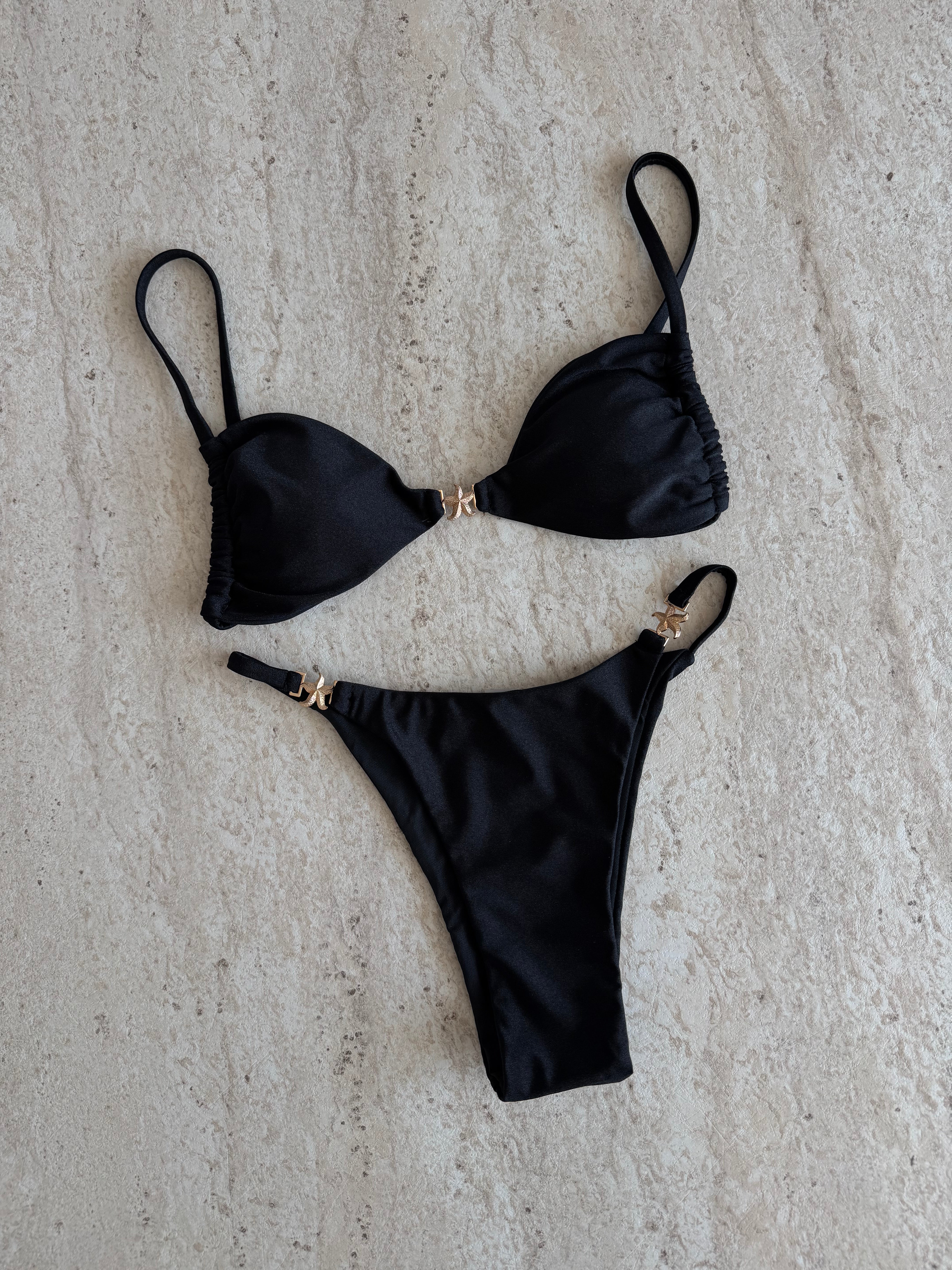 STARFISH WISHES IN BLACK