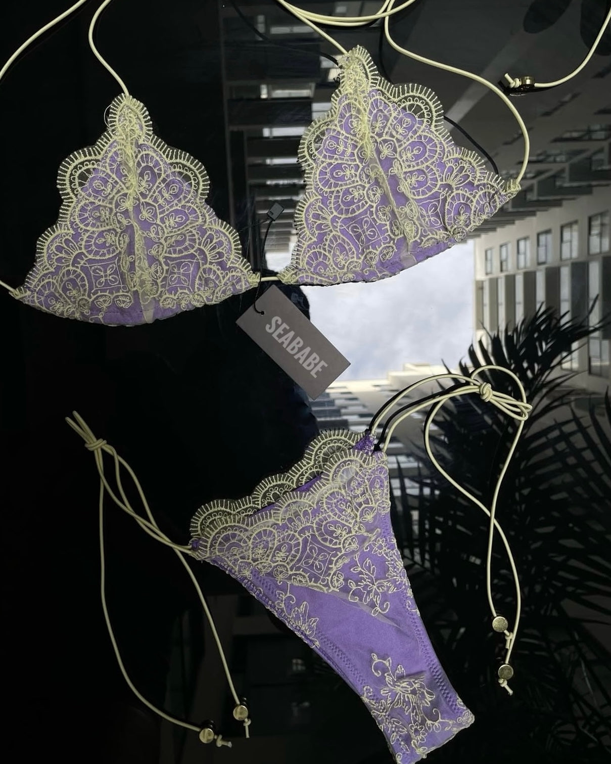 PURPLE LACE BIKINI
