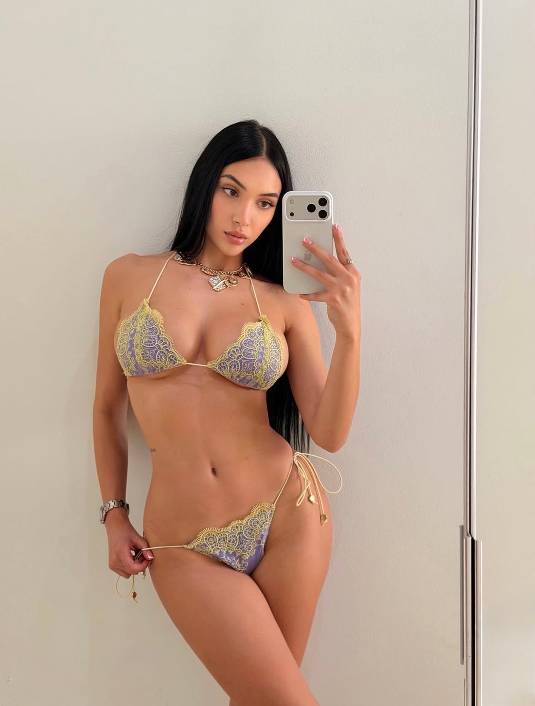 PURPLE LACE BIKINI