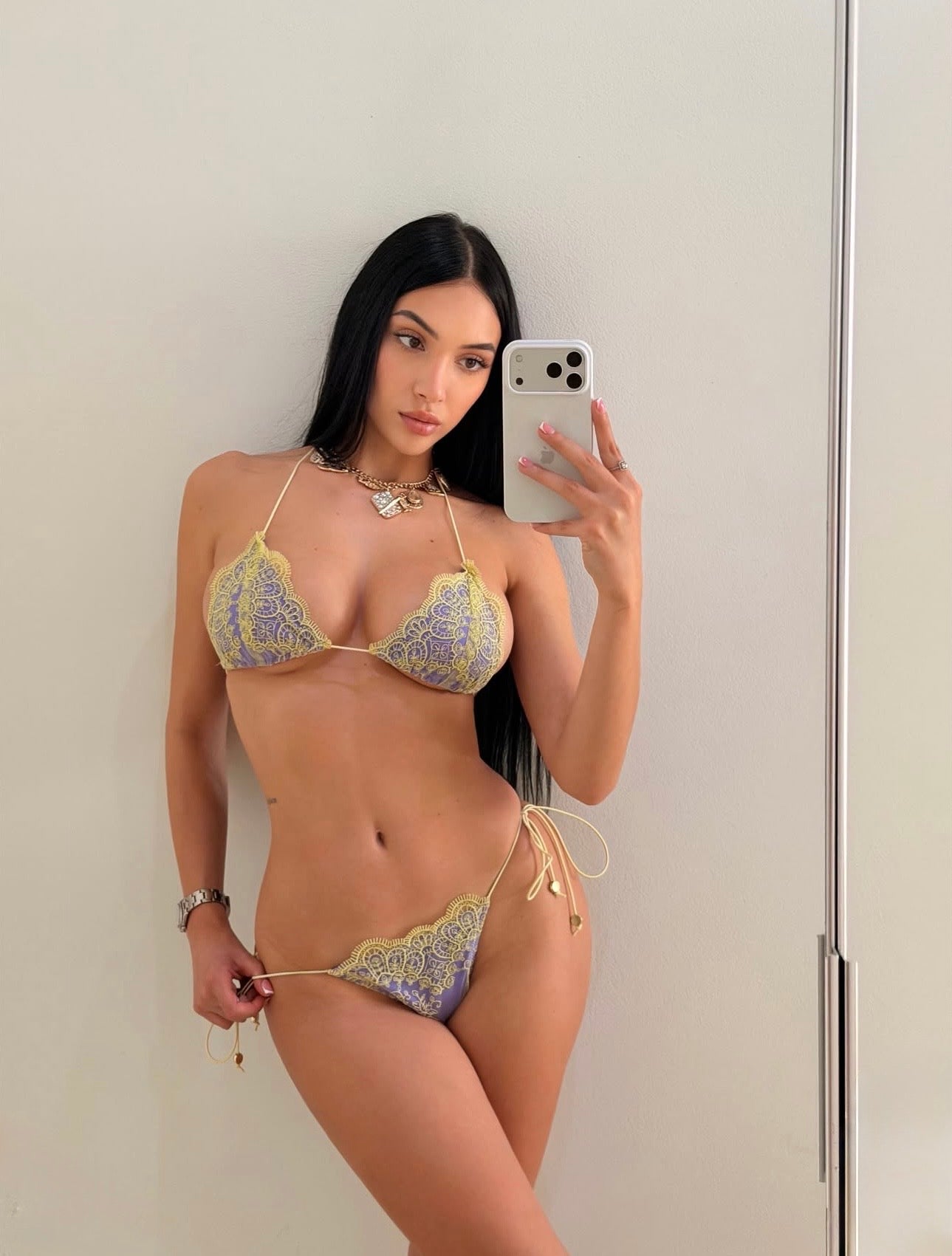 PURPLE LACE BIKINI