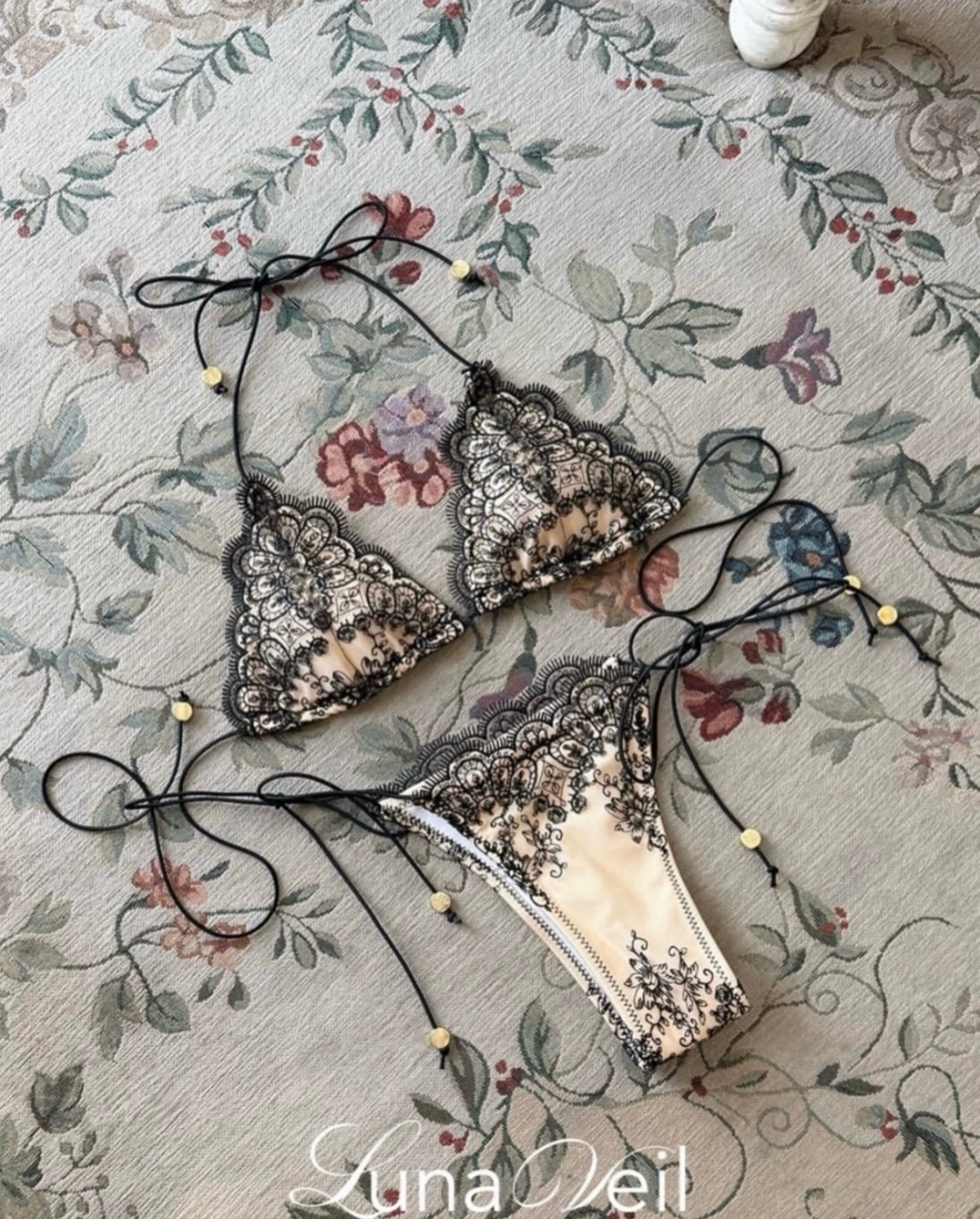 BLACK LACE BIKINI