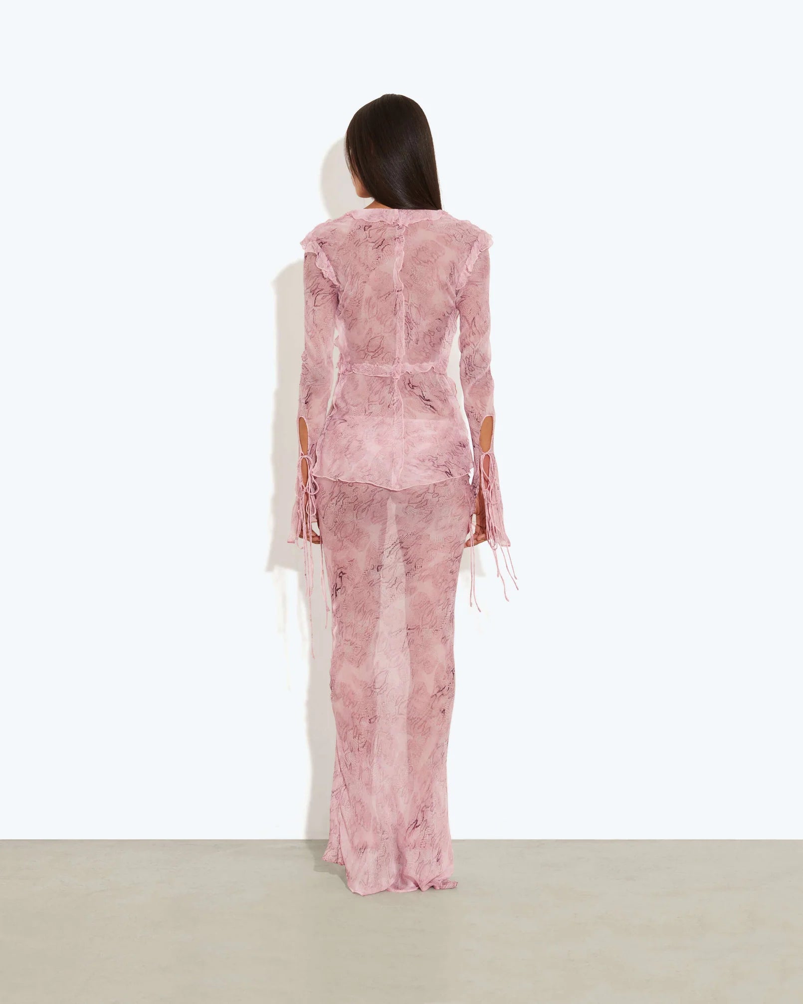 SNAKESKIN SET IN PINK